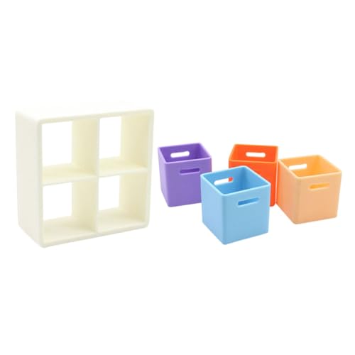Garneck 1Satz Mini Regalmodell Kunststoff Spielkiste für Puppenmöbel für Interaktives und Effiziente Aufbewahrung Kleiner Puppenhaus Gegenstände Garneck 1Satz Mini Regalmodell Kunststoff Spielkiste für Puppenmöbel für Interaktives und Effiziente Aufbewahrung Kleiner Puppenhaus Gegenstände von Garneck