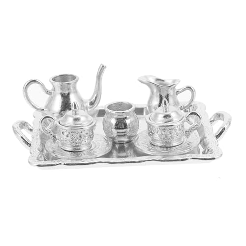 Garneck 1Satz Mini Teeservice Für Puppenhaus Teiliges Teegeschirr Mini Und Teetassen Für Dekoration von Garneck