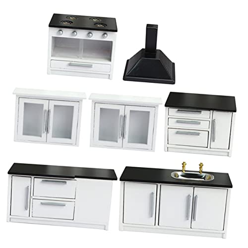 Garneck 1Satz Miniaturküche Puppenhaus Möbel Teiliges Mini Zubehör Für Realistische Dekoration Für Puppenhausliebhaber Und Kreative Projekte von Garneck