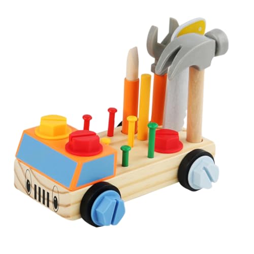 Garneck 1Satz Montessori Holz Schraubendreher für Pädagogisches Werkzeugauto zum Zusammenbauen und Demontieren Frühpädagogisches Lernspielzeug für Kognitive Entwicklung und Problemlösung Garneck 1Satz Montessori Holz Schraubendreher für Pädagogisches Werkzeugauto zum Zusammenbauen und Demontieren Frühpädagogisches Lernspielzeug für Kognitive Entwicklung und Problemlösung von Garneck