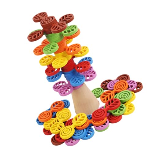Garneck 1Satz Montessori Stapelspielzeug für Pädagogisches Blockspielzeug mit Drehbarem Design Fördert Kritisches und Problemlösungsfähigkeiten für Drinnen Draußen Garneck 1Satz Montessori Stapelspielzeug für Pädagogisches Blockspielzeug mit Drehbarem Design Fördert Kritisches und Problemlösungsfähigkeiten für Drinnen Draußen von Garneck