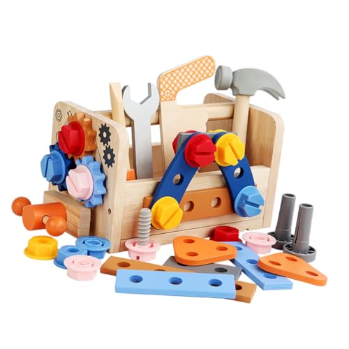 Garneck 1Satz Multifunktionales Kinderwerkzeugset Pädagogisches mit Schraubenschlüssel und für Jungen und Fördert Lernen und Handfertigkeiten von Garneck