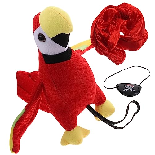 Garneck 1Satz Piraten Cosplay Requisiten Teiliges Zubehör mit Hut Augenmaske und Papagei für Halloween Mottopartys und Cosplay Langlebig Bequem und Einfach von Garneck