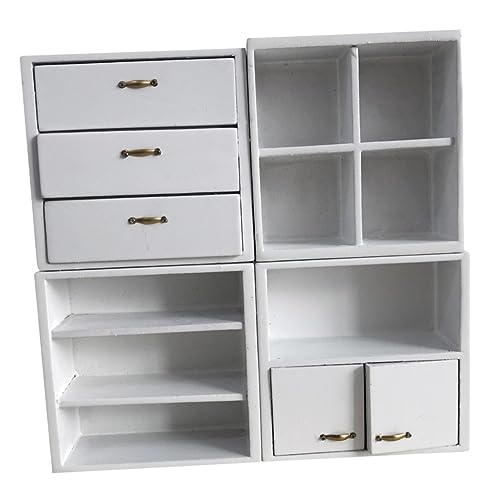 Garneck 1Satz Puppenhaus Mini Schrank Möbelset für Teiliges Holzspielzeug für Puppenliebhaber Dekoration von Miniaturzimmern Garneck 1Satz Puppenhaus Mini Schrank Möbelset für Teiliges Holzspielzeug für Puppenliebhaber Dekoration von Miniaturzimmern von Garneck
