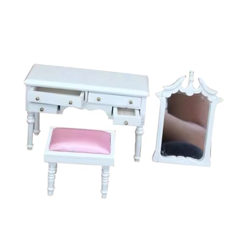 Garneck 1Satz Puppenhaus Waschtisch Set Mit Stuhl Elegantes Miniaturmöbel Für Schlafzimmer Authentisches Design Für Puppenhaus Dekoration Und Sammlerstücke Garneck 1Satz Puppenhaus Waschtisch Set Mit Stuhl Elegantes Miniaturmöbel Für Schlafzimmer Authentisches Design Für Puppenhaus Dekoration Und Sammlerstücke von Garneck
