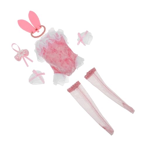 Garneck 1Satz Puppenkleidung für Hasenkostüm Outfit mit Kopfbedeckung Halskette für Puppen Langlebige Materialien Vielseitig Einsetzbar für Party Garneck 1Satz Puppenkleidung für Hasenkostüm Outfit mit Kopfbedeckung Halskette für Puppen Langlebige Materialien Vielseitig Einsetzbar für Party von Garneck