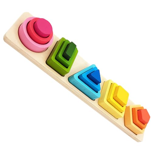 Garneck 1Satz Sortier Und Stapelspielzeug Aus Holz Für Kleinkinder Geometrisches Formpuzzle Lernspielzeug Für Logisches Sicher Und Langlebig Für Kindergarten Garneck 1Satz Sortier Und Stapelspielzeug Aus Holz Für Kleinkinder Geometrisches Formpuzzle Lernspielzeug Für Logisches Sicher Und Langlebig Für Kindergarten von Garneck