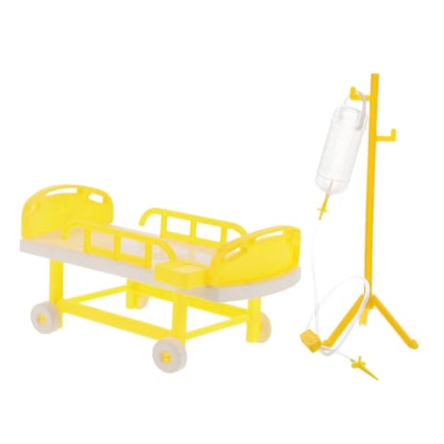Garneck 1Satz Spielset Mit Infusions Und Krankenhausbett Realistisches Medizinisches Rollenspielzeug Für Zuhause Und Kindergarten Tragbar Und Sicher Garneck 1Satz Spielset Mit Infusions Und Krankenhausbett Realistisches Medizinisches Rollenspielzeug Für Zuhause Und Kindergarten Tragbar Und Sicher von Garneck