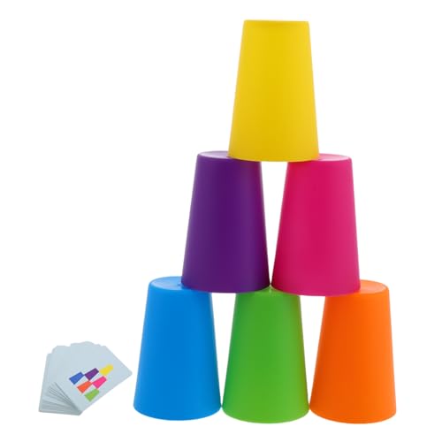 Garneck 1Satz Stapelbecher Spielset für Interaktives Geschicklichkeitsspiel Konzentration und Kognitiven Fähigkeiten für Junge Mädchen Interaktion Garneck 1Satz Stapelbecher Spielset für Interaktives Geschicklichkeitsspiel Konzentration und Kognitiven Fähigkeiten für Junge Mädchen Interaktion von Garneck