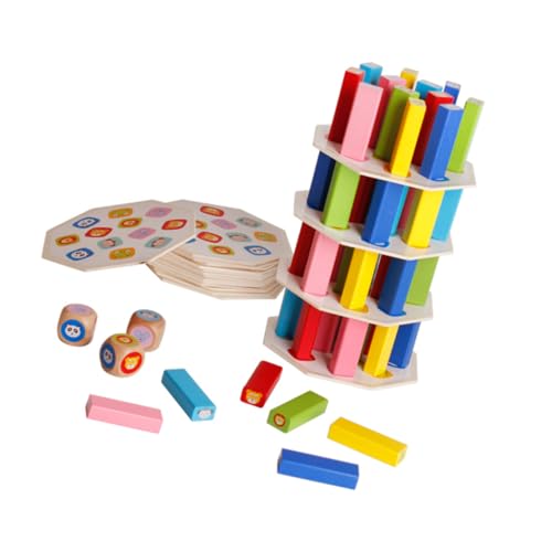 Garneck 1Satz Teiliger Holzstapelspielzeug Für Kleinkinder Pädagogisches Bausteinspielzeug Kreativität Und Hand Augen Koordination Sicher Und Garneck 1Satz Teiliger Holzstapelspielzeug Für Kleinkinder Pädagogisches Bausteinspielzeug Kreativität Und Hand Augen Koordination Sicher Und von Garneck