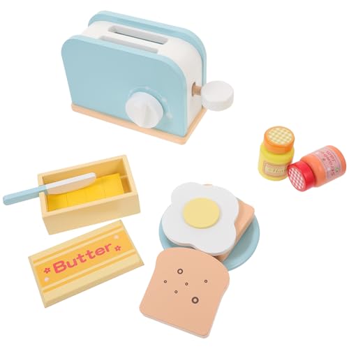 Garneck 1Satz Toaster Set für Rollenspiel Küchenzubehör Lustige Brotbackautomaten Simulation für Kreative Fantasie und Praktische Fähigkeiten Hochwertiges Holzspielzeug Garneck 1Satz Toaster Set für Rollenspiel Küchenzubehör Lustige Brotbackautomaten Simulation für Kreative Fantasie und Praktische Fähigkeiten Hochwertiges Holzspielzeug von Garneck