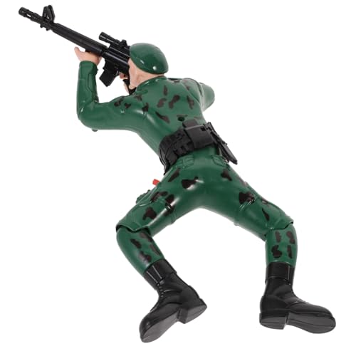 Garneck 1Stück Elektrisches Soldatenspielzeug Actionfigur Licht Und Musikfunktion Zufällige Farben Für Jahren Interaktives Klettern Und Krabbeln von Garneck