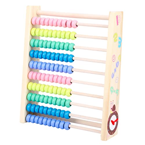 Garneck Holz für Kinder Doppelseitiges Zeichenbrett Mathe Lernspielzeug mit Bunten Perlen Pädagogisches Werkzeug zur Farberkennung und Fingerfertigkeit Garneck Holz für Kinder Doppelseitiges Zeichenbrett Mathe Lernspielzeug mit Bunten Perlen Pädagogisches Werkzeug zur Farberkennung und Fingerfertigkeit von Garneck