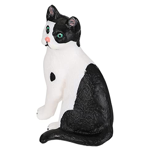 Garneck Realistische Kätzchenfigur aus Kunststoff Spielzeug für Kinder Dekoration für Zuhause Abwaschbar für Kleine Hände von Garneck