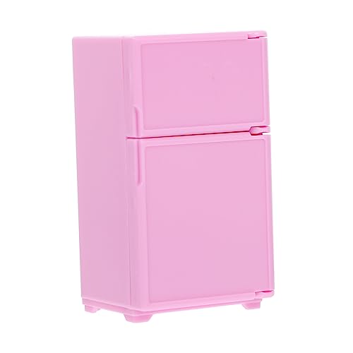 Garneck 1Stück Kühlschrank Für Puppenhaus Hochwertiges Mini Möbelset Für DIY Mini Kühlschrank Für Realistische Dekoration Puppenhaus Und Schreibtisch von Garneck