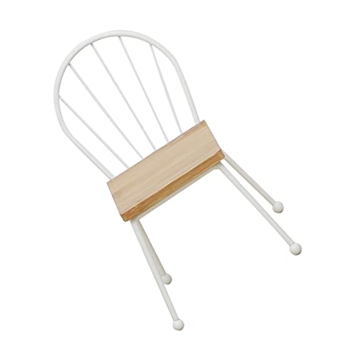 Garneck 1Stück Mini Holzstuhl Für Kinderzimmer Dekoratives Aus Hochwertigem Holz Für Miniaturhäuser Und Rollenspiele Kreativität Zu Fördern von Garneck