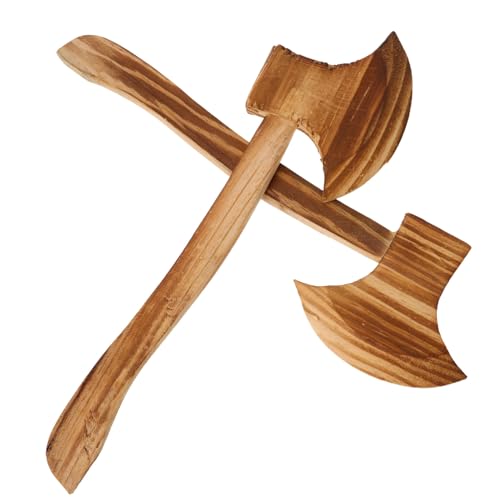 Garneck 2 STÜCK Teiliges Holzäxte Halloween Kostüm Zubehör Robust Sicher LARP Requisiten für Rollenspiele Cosplay Dekoration Garneck 2 STÜCK Teiliges Holzäxte Halloween Kostüm Zubehör Robust Sicher LARP Requisiten für Rollenspiele Cosplay Dekoration von Garneck