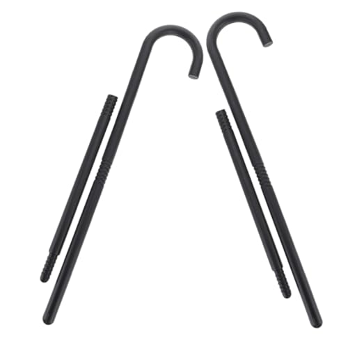 Garneck 2 Sets Party Krücke Stick Zauberer Leistung Krücke Requisiten Dekorative Krücke Für Erwachsene Kunststoff Material von Garneck