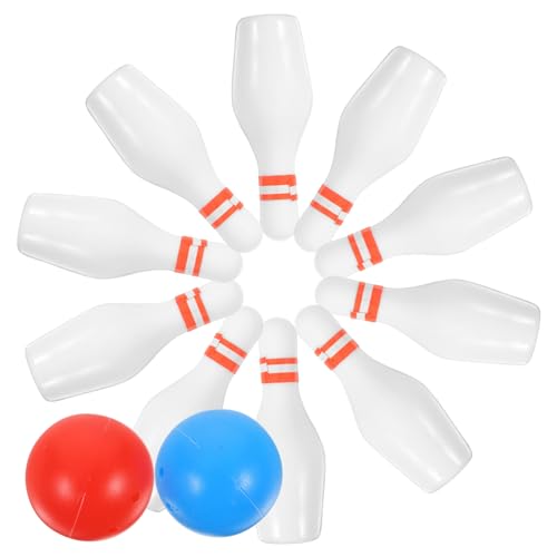 Garneck 2 Sätze Mini Bowling für Puppenhaus mit Roten und Blauen Kugeln Sowie Pins Realistische Dekoration für Mini Häuser Umweltfreundliches Harzmaterial Langlebig und Sicher Garneck 2 Sätze Mini Bowling für Puppenhaus mit Roten und Blauen Kugeln Sowie Pins Realistische Dekoration für Mini Häuser Umweltfreundliches Harzmaterial Langlebig und Sicher von Garneck