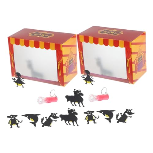 Garneck 2 Satz DIY Puppentheater Set für Interaktive Schattenpuppen für Kreatives Geschichtenerzählen Pädagogisches Bastelset Fantasie und Handfertigkeit Einfache Montage und Spaß für Garneck 2 Satz DIY Puppentheater Set für Interaktive Schattenpuppen für Kreatives Geschichtenerzählen Pädagogisches Bastelset Fantasie und Handfertigkeit Einfache Montage und Spaß für von Garneck