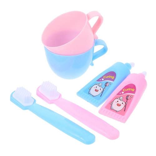 Garneck 2 Sets Doll Badezimmer -Requisiten Einschließlich Mini -zahnbürste Und Zahnpasta Spaß Und Pädagogisches Zahn Pinselung Spielzeug Für Puppen Miniatur Badezimmer Essentials Garneck 2 Sets Doll Badezimmer -Requisiten Einschließlich Mini -zahnbürste Und Zahnpasta Spaß Und Pädagogisches Zahn Pinselung Spielzeug Für Puppen Miniatur Badezimmer Essentials von Garneck