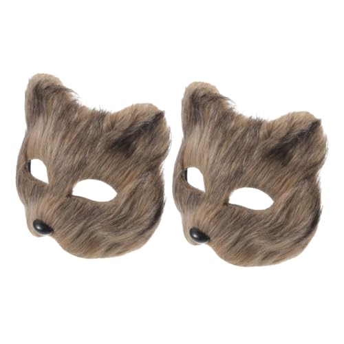 Garneck 2 Stck Cosplay Fuchsmaske Lustige Tiermaske für Halloween Karneval und Maskerade Leicht und für Kostümpartys und Rollenspiele Garneck 2 Stck Cosplay Fuchsmaske Lustige Tiermaske für Halloween Karneval und Maskerade Leicht und für Kostümpartys und Rollenspiele von Garneck
