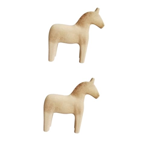 Garneck 2 Stck Holz DIY Pferde Ornament zum Bemalen Natürliches Holzmaterial Umweltfreundlich Kreatives Desktop Kleines Unvollendetes Bastelset für Familien Garneck 2 Stck Holz DIY Pferde Ornament zum Bemalen Natürliches Holzmaterial Umweltfreundlich Kreatives Desktop Kleines Unvollendetes Bastelset für Familien von Garneck