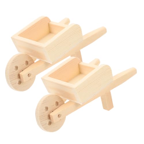 Garneck 2 Stck. Cart -Modell Mini Winzig Puppenhaus-schubkarre-Modell Puppenhaus Schubkarre Kleines Schubkarrendekor Kleine Schubkarre Holz Garneck 2 Stck. Cart -Modell Mini Winzig Puppenhaus-schubkarre-Modell Puppenhaus Schubkarre Kleines Schubkarrendekor Kleine Schubkarre Holz von Garneck