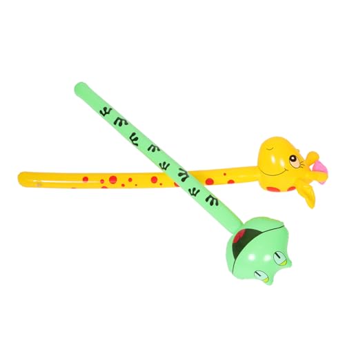 Garneck 2 Stück Aufblasbare Tierkopfspielzeuge Aufblasbare Ballon-Jubelstöcke Giraffen-Ballonstäbe aufblasbarer Tierballon aufblasbare Dschungeltiere Plastikballonstangen PVC Garneck 2 Stück Aufblasbare Tierkopfspielzeuge Aufblasbare Ballon-Jubelstöcke Giraffen-Ballonstäbe aufblasbarer Tierballon aufblasbare Dschungeltiere Plastikballonstangen PVC von Garneck