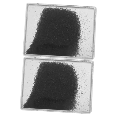 Garneck 2 Stück Box Eisenpulverbox Magnetische Eisenpulverspäne Eisenspäne Für Wissenschaftliche Experimente Magnetisches Flüssigkeitspulver Magnet Bildung Wissenschaftspulver Kunststoff von Garneck