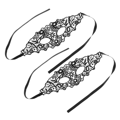 Garneck 2 Stück Damen Lace Maske für Maskenball Augenmaske für Kostümparty und Karneval Stilvolle Verkleidung für und Fotoshootings Garneck 2 Stück Damen Lace Maske für Maskenball Augenmaske für Kostümparty und Karneval Stilvolle Verkleidung für und Fotoshootings von Garneck