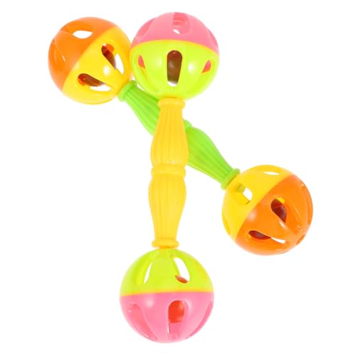 Garneck 2 Stück Doppelköpfiges Rasselspielzeug zabawki stymulujące rozwój Educational Toys Papageien-Unterhaltung Papageienspielzeug Instrument Sandhammer-Handglocke Sandhammer für Papagei Garneck 2 Stück Doppelköpfiges Rasselspielzeug zabawki stymulujące rozwój Educational Toys Papageien-Unterhaltung Papageienspielzeug Instrument Sandhammer-Handglocke Sandhammer für Papagei von Garneck
