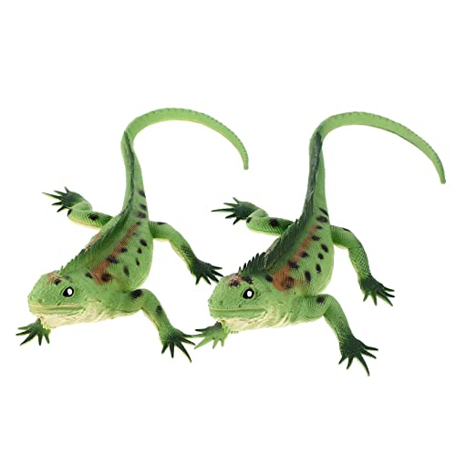 Garneck 2 Stück Eidechsenmodell Reptilienfigur Gecko-Figur Eidechsenstatue Eidechsenfigur gefälschte Eidechsenfigur Umweltfreundlicher Kunststoff Grün Garneck 2 Stück Eidechsenmodell Reptilienfigur Gecko-Figur Eidechsenstatue Eidechsenfigur gefälschte Eidechsenfigur Umweltfreundlicher Kunststoff Grün von Garneck