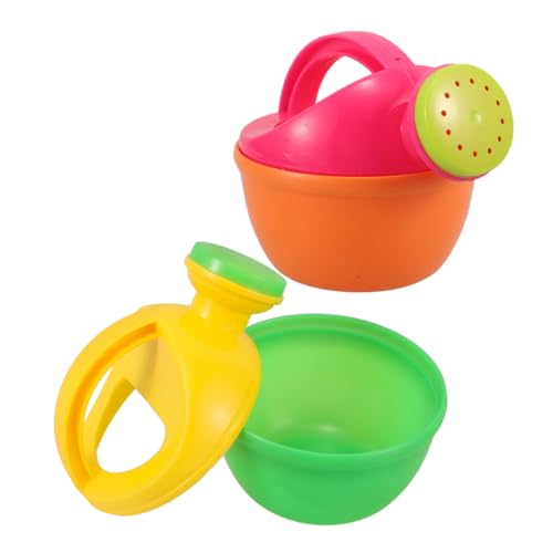 Garneck 2 Stück Gießkanne Bewässerungsspielzeug für die Badewanne handhaben Strand klein Eimer Wasserkocher für Plastikbewässerung kann -Sprayer von Garneck