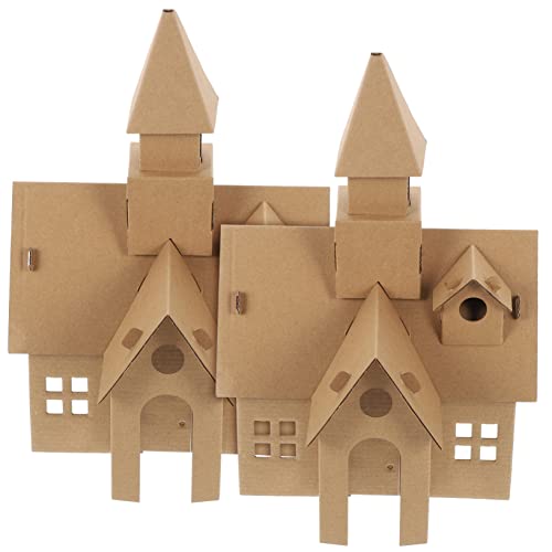 Garneck 2 Stück Graffiti Zusammengebaute Burg DIY- Für Schloss Selber Bauen DIY-Graffiti- DIY-bausätze Unvollendetes Burgspielzeug Kinderspielzeug Papier Garneck 2 Stück Graffiti Zusammengebaute Burg DIY- Für Schloss Selber Bauen DIY-Graffiti- DIY-bausätze Unvollendetes Burgspielzeug Kinderspielzeug Papier von Garneck