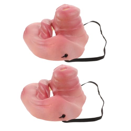 Garneck 2 Stück Halbgesichtige Schweinenase Maske mit Elastischem Band Lustiges Schwein Kostüm Zubehör für Erwachsene für Halloween Cosplay Karneval und Partyspaß Garneck 2 Stück Halbgesichtige Schweinenase Maske mit Elastischem Band Lustiges Schwein Kostüm Zubehör für Erwachsene für Halloween Cosplay Karneval und Partyspaß von Garneck