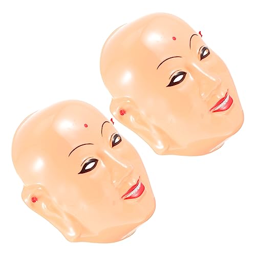 Garneck 2 Stück Halloween Cosplay Maske Horrormaske für Kostümpartys Gruselige Maske aus Hochwertigem für Halloween Events und Verkleidungen Garneck 2 Stück Halloween Cosplay Maske Horrormaske für Kostümpartys Gruselige Maske aus Hochwertigem für Halloween Events und Verkleidungen von Garneck