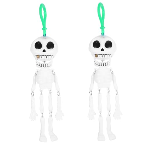 Garneck 2 Stück Halloween Skelett Zugspielzeug Lustige Schädel Spielzeuge für Halloween Deko Batterien Erforderlich Einfach zu Bedienen Lagern Garneck 2 Stück Halloween Skelett Zugspielzeug Lustige Schädel Spielzeuge für Halloween Deko Batterien Erforderlich Einfach zu Bedienen Lagern von Garneck
