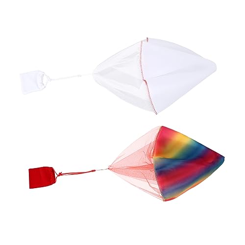 Garneck 2 Stück Handwurf-Fallschirm fliegendes Klassische Outdoor- für Fallschirm Fallschirm mit Geschenkbeutel werfen Spiel-Requisiten Garneck 2 Stück Handwurf-Fallschirm fliegendes Klassische Outdoor- für Fallschirm Fallschirm mit Geschenkbeutel werfen Spiel-Requisiten von Garneck