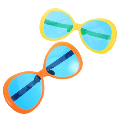 Garneck 2 Stück Hawaiianische Brille Party- Aus Kunststoff Neuartige Clown-brille Partyzubehör Sonnenbrillen Luau Hawaiian Lustige Kostüm- Plastik Garneck 2 Stück Hawaiianische Brille Party- Aus Kunststoff Neuartige Clown-brille Partyzubehör Sonnenbrillen Luau Hawaiian Lustige Kostüm- Plastik von Garneck