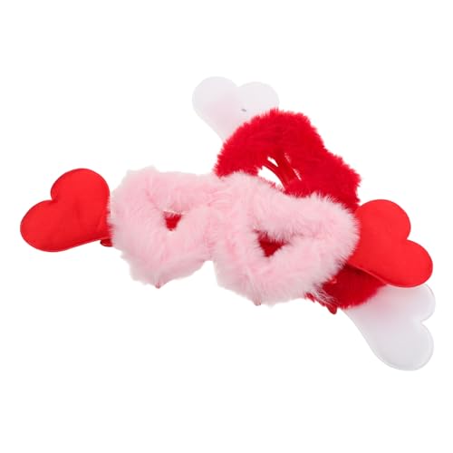 Garneck 2 Stück Herzförmige Sonnenbrillen Plüsch Fuzzy Soft Velvet Party Brillen Unisex Funky Fancy Dress Eyewear für Valentinstag Karneval Cosplay Garneck 2 Stück Herzförmige Sonnenbrillen Plüsch Fuzzy Soft Velvet Party Brillen Unisex Funky Fancy Dress Eyewear für Valentinstag Karneval Cosplay von Garneck