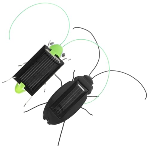 Garneck 2stücke Solarbetriebenes Spielzeug Insekten Simulation Von Heuschrecke Und Kakerlake Für Schüler Lehrreiches Solarspielzeug Ohne Batterien Für Unterricht Über Erneuerbare von Garneck