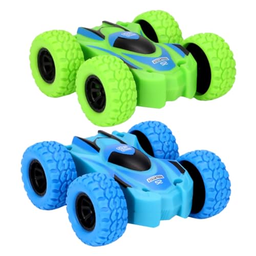 Garneck 2 Stück Inertia Offroad Spielzeugfahrzeuge Doppelseitige Drehende Trucks für Kleinkinder Fördert die Farberkennung und Motorische Fähigkeiten für Jungen und Mädchen Garneck 2 Stück Inertia Offroad Spielzeugfahrzeuge Doppelseitige Drehende Trucks für Kleinkinder Fördert die Farberkennung und Motorische Fähigkeiten für Jungen und Mädchen von Garneck