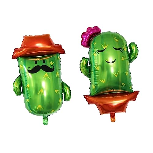 Garneck 2 Stück Kaktus Ballons Jumbo - Helium Luftballons Für Mexikanische Fiesta - Taco Geburtstag Dusche Und Party Dekoration Grüne Pflanzen Mylar Ballons Garneck 2 Stück Kaktus Ballons Jumbo - Helium Luftballons Für Mexikanische Fiesta - Taco Geburtstag Dusche Und Party Dekoration Grüne Pflanzen Mylar Ballons von Garneck
