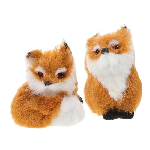 Garneck 2 Stück Kleine Fuchsverzierung Plüschtier Fuchs Fuchsschmuck Simulationstiere Fox Plüsch Simulation Plüschtiere Tierisches Plüschtier Tierverzierung Tierfigur Plastik Hellbraun Garneck 2 Stück Kleine Fuchsverzierung Plüschtier Fuchs Fuchsschmuck Simulationstiere Fox Plüsch Simulation Plüschtiere Tierisches Plüschtier Tierverzierung Tierfigur Plastik Hellbraun von Garneck