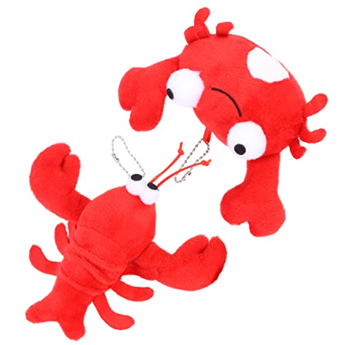Garneck 2 Stück Weiche Mini-krabbenpuppe Kuscheliges Plüsch-hummerspielzeug Meerestierspielzeug Für Kinder Krabben-plüschtier Garneck 2 Stück Weiche Mini-krabbenpuppe Kuscheliges Plüsch-hummerspielzeug Meerestierspielzeug Für Kinder Krabben-plüschtier von Garneck