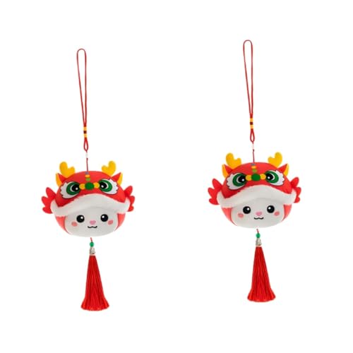 Garneck 2 Stück Kuscheltier Plüsch Anhänger Niedliches zum Chinesischen Neujahr für Zuhause Schule oder Auto Lebendige Drachenfigur Perfektes Neujahrsgeschenk für Freunde Garneck 2 Stück Kuscheltier Plüsch Anhänger Niedliches zum Chinesischen Neujahr für Zuhause Schule oder Auto Lebendige Drachenfigur Perfektes Neujahrsgeschenk für Freunde von Garneck