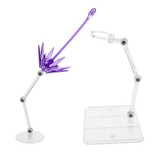 Garneck 2 Stück Laserenergie-Ornamente Figur Zubehör Mini-Puppenhalterständer klare Acryl-Display-Riser Actionfiguren Stehen Actionfiguren-Modellständer Figurenständer Plastik Violett Garneck 2 Stück Laserenergie-Ornamente Figur Zubehör Mini-Puppenhalterständer klare Acryl-Display-Riser Actionfiguren Stehen Actionfiguren-Modellständer Figurenständer Plastik Violett von Garneck