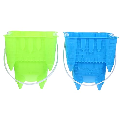 Garneck 2 Stück Lustige Schneemodelle für Outdoor Sandspielzeug Großes Achtkantiges Schloss Zufällige Farben Sicheres im Freien Zufällige Farbe von Garneck