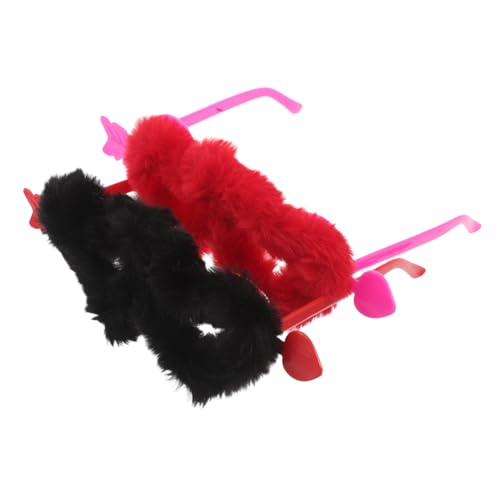 Garneck 2 Stück Lustige Sonnenbrillen Halloween Party Sonnenbrillen Valentinstagsbrillen Halloween Kostümbrillen Junggesellinnenabschiedsgeschenk Fuzzy Garneck 2 Stück Lustige Sonnenbrillen Halloween Party Sonnenbrillen Valentinstagsbrillen Halloween Kostümbrillen Junggesellinnenabschiedsgeschenk Fuzzy von Garneck